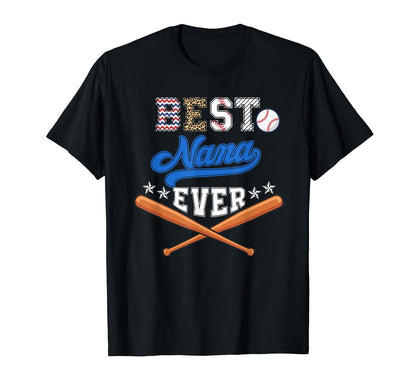 Baseball Nana Grandma Mothers Day T-Shirt - Graphic Print for Adults - T-Shirt, Sweatshirt, Hoodie