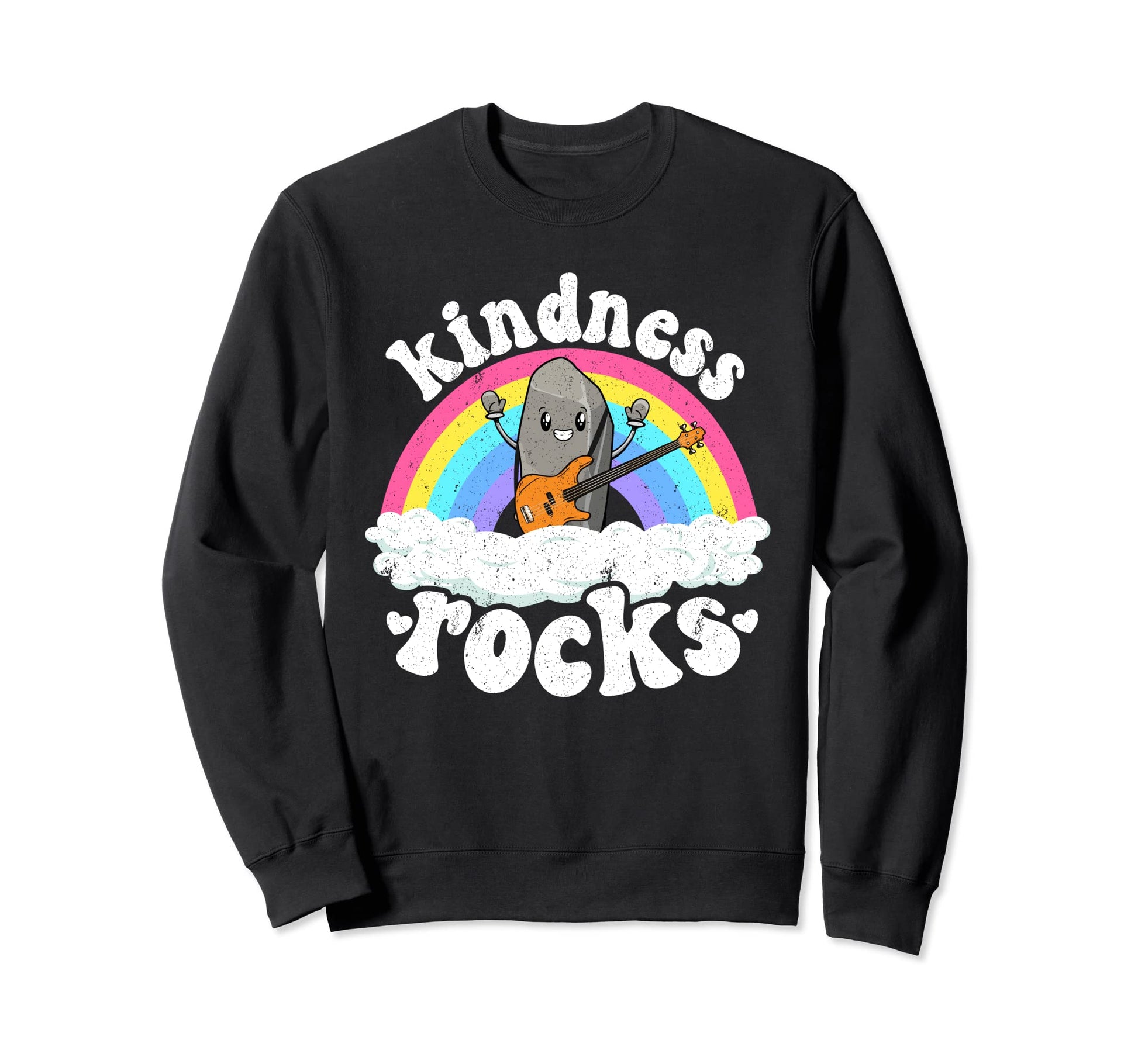 Anti Bullying Rainbow Music Sweatshirt - Casual Everyday Wear Unisex - T-Shirt, Sweatshirt, Hoodie