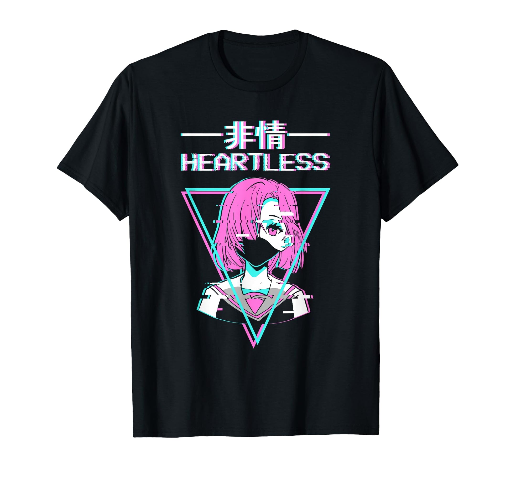 Sad Anime Japanese Vaporwave Aesthetic T-Shirt - Trendy Graphic Men Women - T-Shirt, Sweatshirt, Hoodie
