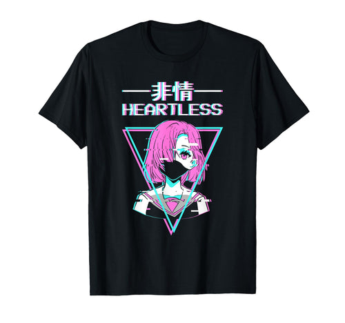 Sad Anime Japanese Vaporwave Aesthetic T-Shirt - Trendy Graphic Men Women - T-Shirt, Sweatshirt, Hoodie