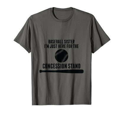 Baseball Player Sister Baseball T-Shirt - Casual Everyday Wear Unisex - T-Shirt, Sweatshirt, Hoodie
