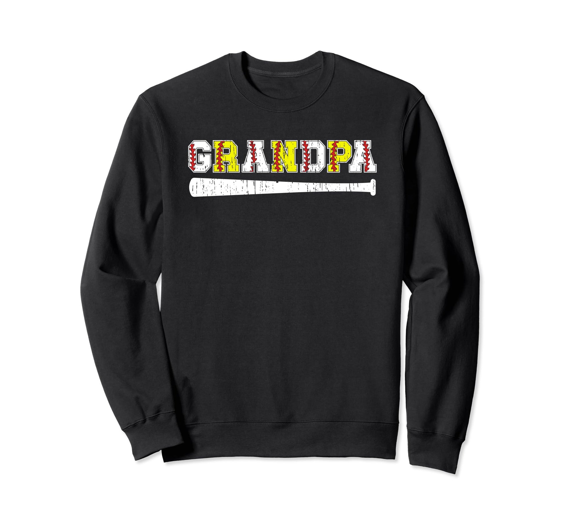 Softball Baseball Grandpa Baseball Sweatshirt - Fun Novelty Design Unisex - T-Shirt, Sweatshirt, Hoodie