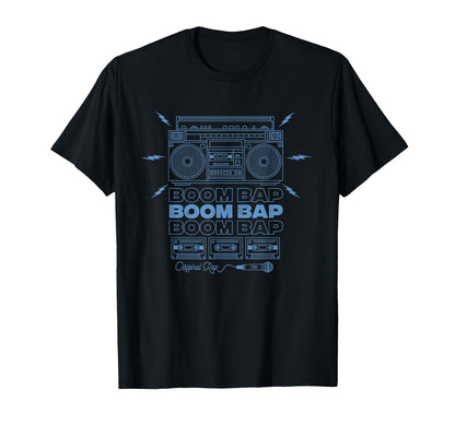 Old School Rap Ghetto Blaster T-Shirt - Unique Graphic Men Women - T-Shirt, Sweatshirt, Hoodie
