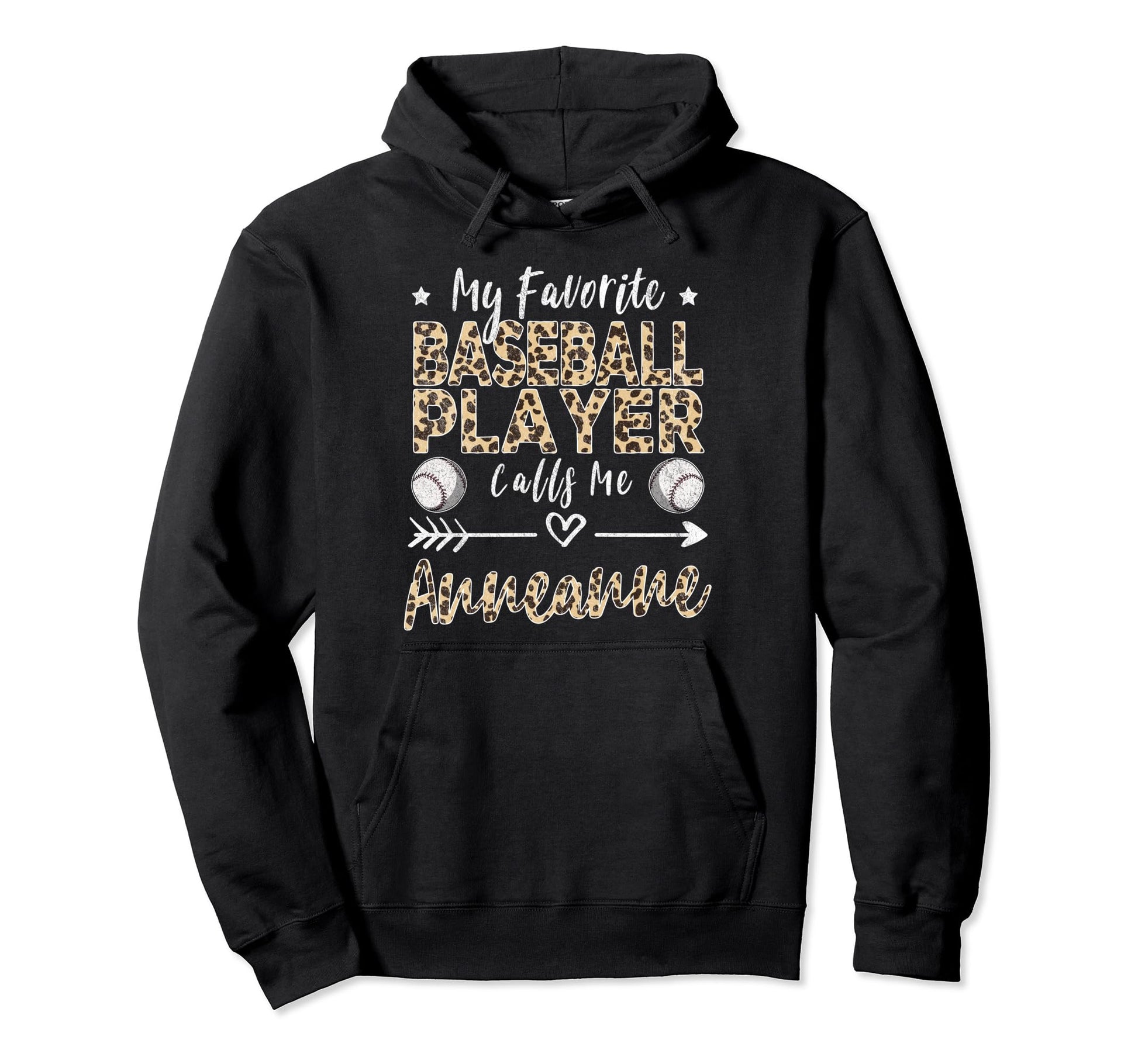 My Favorite Baseball Player Calls Me Hoodie - Custom Art Print for Adults - T-Shirt, Sweatshirt, Hoodie