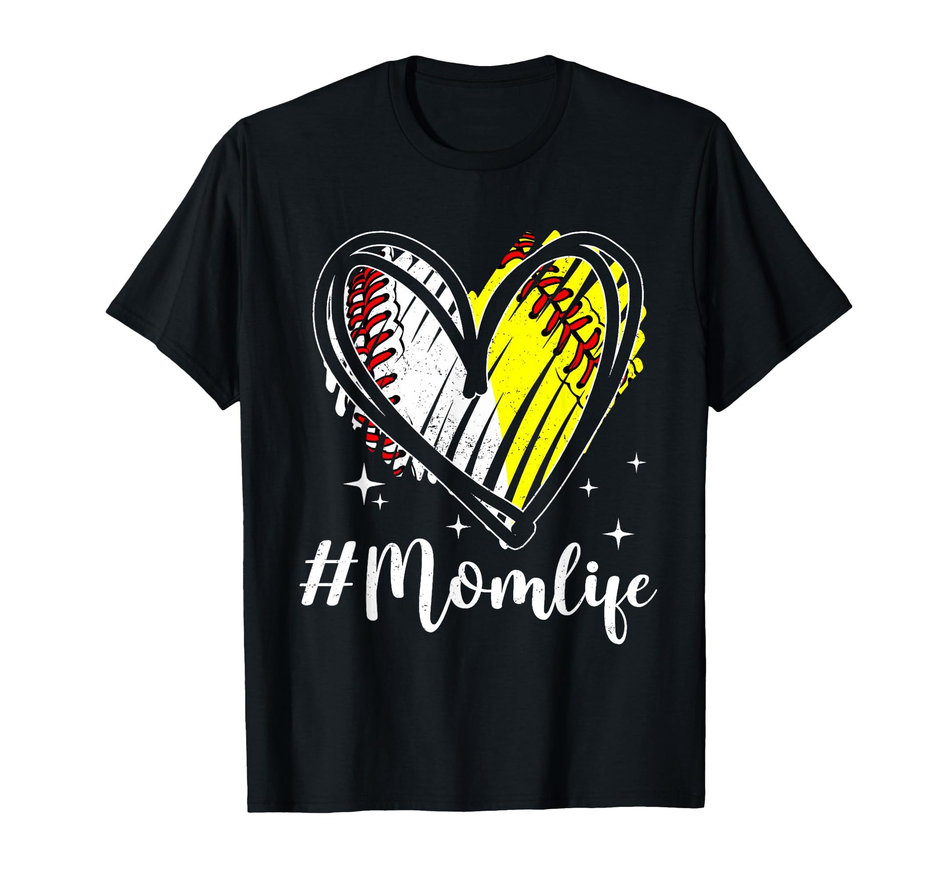 Baseball Softball Mom Life Mothers Day T-Shirt - Minimalist Print Men Women - T-Shirt, Sweatshirt, Hoodie
