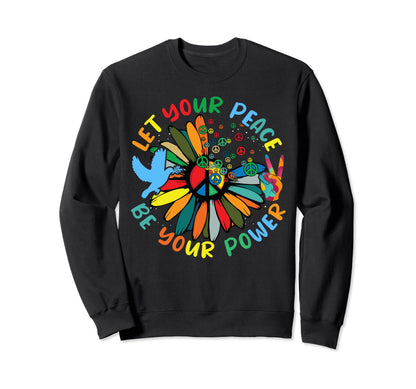 Peace Dove Love Inspirational Message Sweatshirt - Unique Graphic Unisex - T-Shirt, Sweatshirt, Hoodie