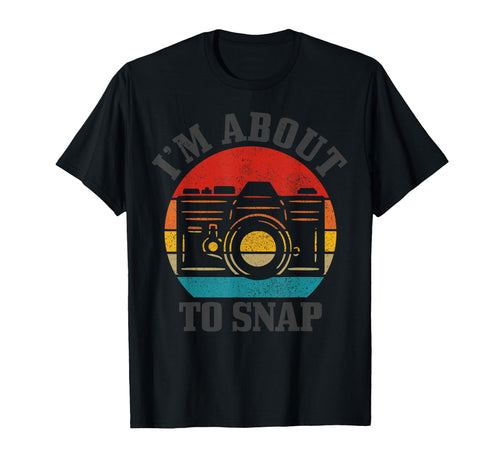 Photographer Gift Camera Funny T-Shirt - Novelty Apparel for Adults - T-Shirt, Sweatshirt, Hoodie