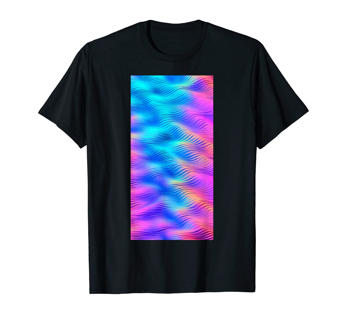 Synthwave Vaporwave Colorful Pattern T-Shirt - Novelty Apparel Unisex - T-Shirt, Sweatshirt, Hoodie