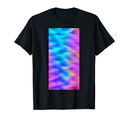 Synthwave Vaporwave Colorful Pattern T-Shirt - Novelty Apparel Unisex - T-Shirt, Sweatshirt, Hoodie