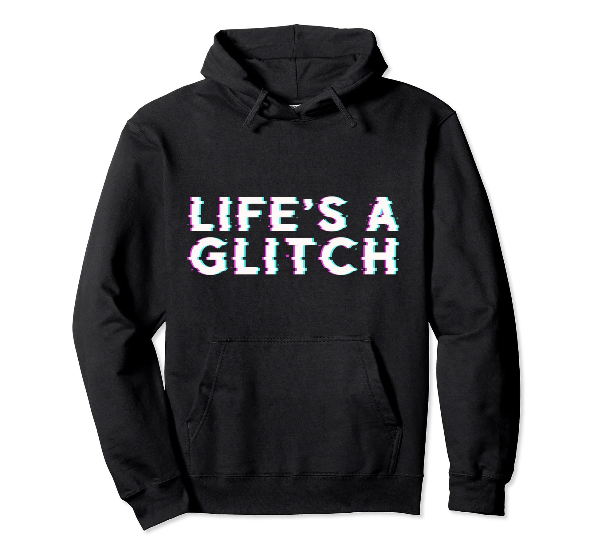 Vaporwave Lifes Glitch Art Japanese Hoodie - Custom Art Print Unisex - T-Shirt, Sweatshirt, Hoodie
