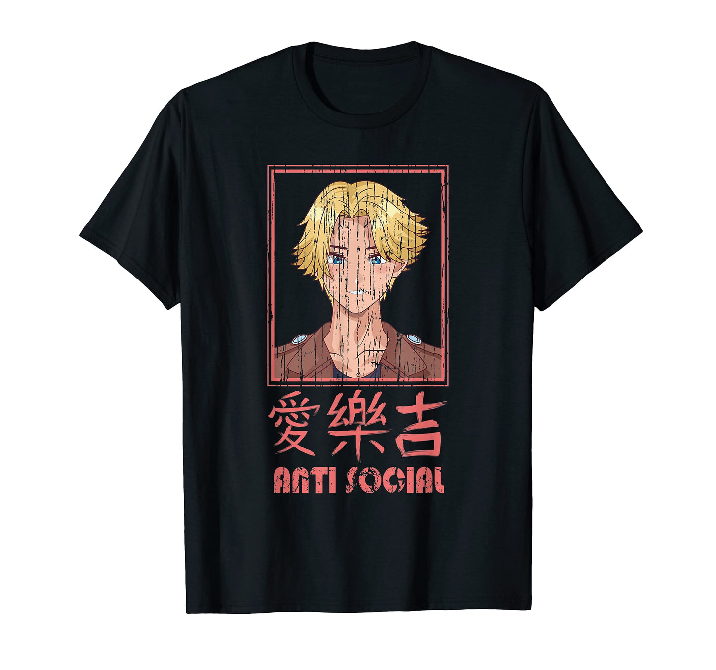 Antisocial Vaporwave Anime Japanese T-Shirt - Novelty Apparel Men Women - T-Shirt, Sweatshirt, Hoodie