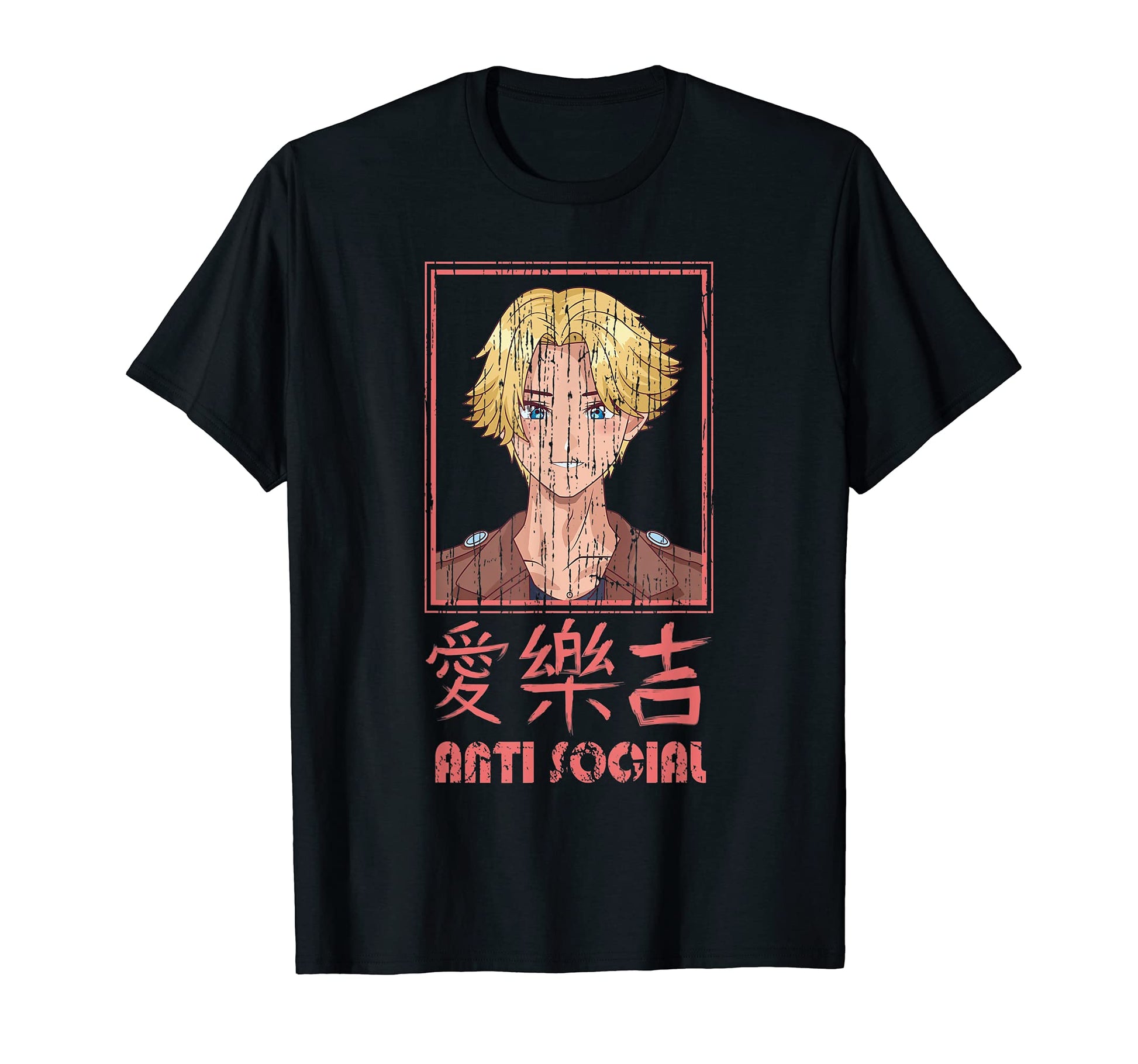 Antisocial Vaporwave Anime Japanese T-Shirt - Novelty Apparel Men Women - T-Shirt, Sweatshirt, Hoodie