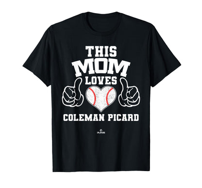 This Mom Loves Coleman Picard T-Shirt - Minimalist Print Men Women - T-Shirt, Sweatshirt, Hoodie