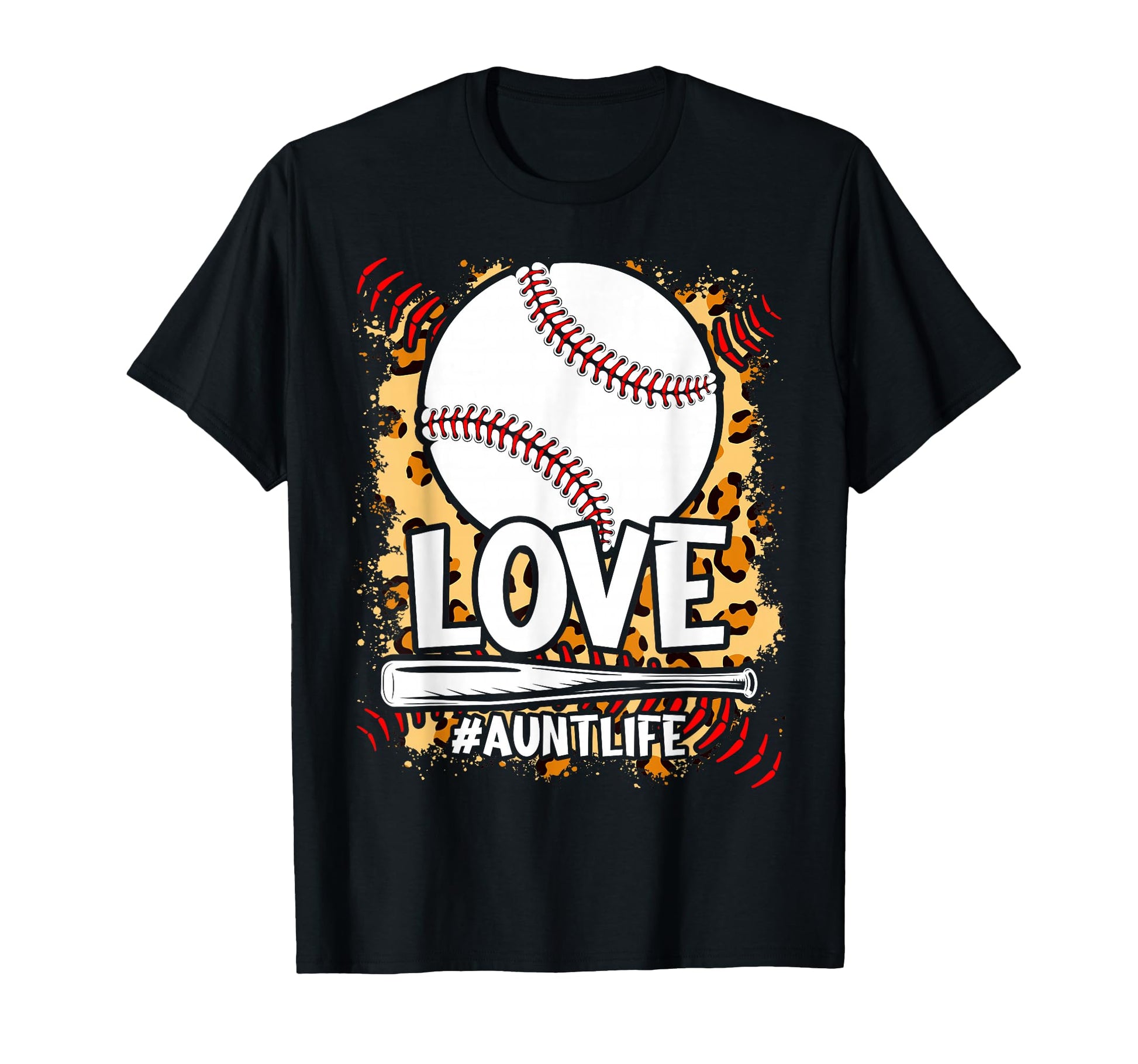 Love Baseball Aunt Baseball Aunt T-Shirt - Trendy Graphic for Adults - T-Shirt, Sweatshirt, Hoodie