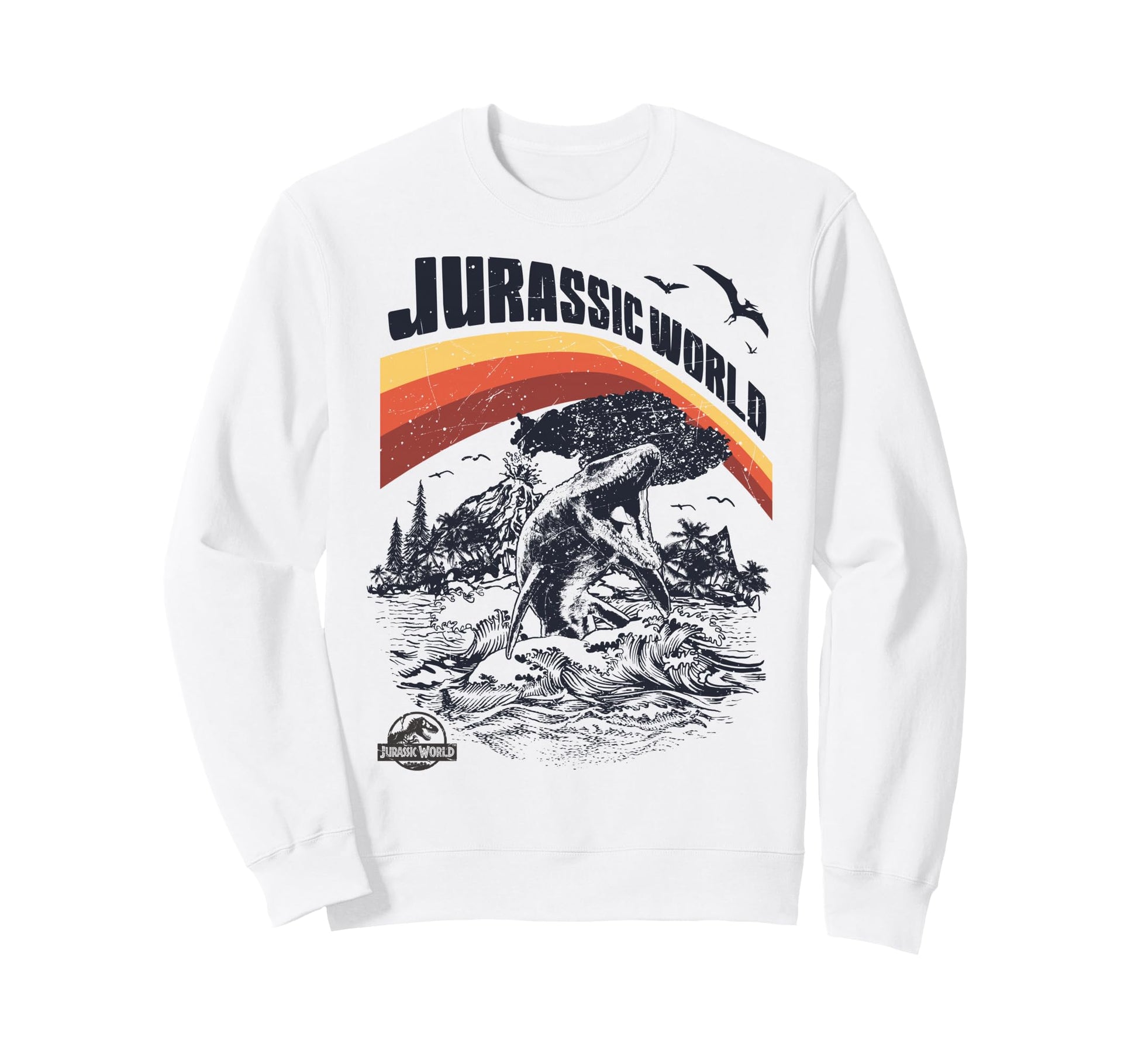 Jurassic World Two Mosasaurus Sweatshirt - Casual Everyday Wear Men Women - T-Shirt, Sweatshirt, Hoodie