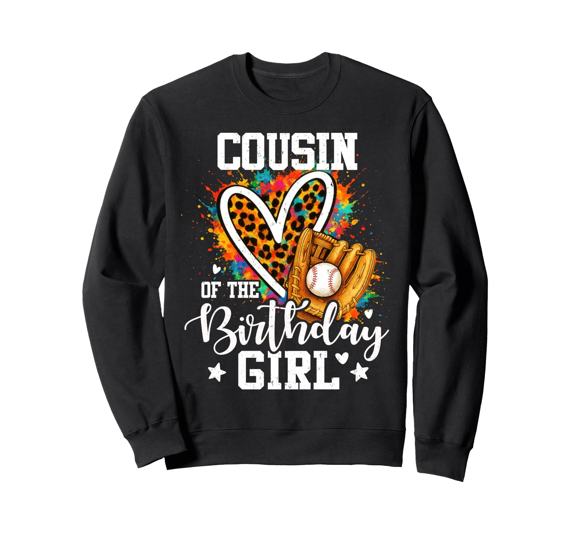 Cousin Birthday Baseball Player Sweatshirt - Aesthetic Graphic Men Women - T-Shirt, Sweatshirt, Hoodie