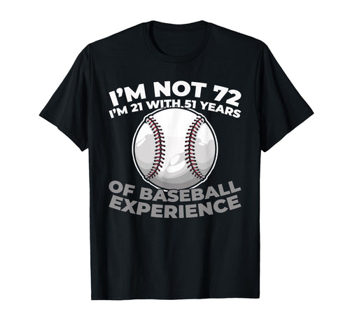 72Th Birthday Baseballer Team Sport T-Shirt - Trendy Graphic Unisex - T-Shirt, Sweatshirt, Hoodie