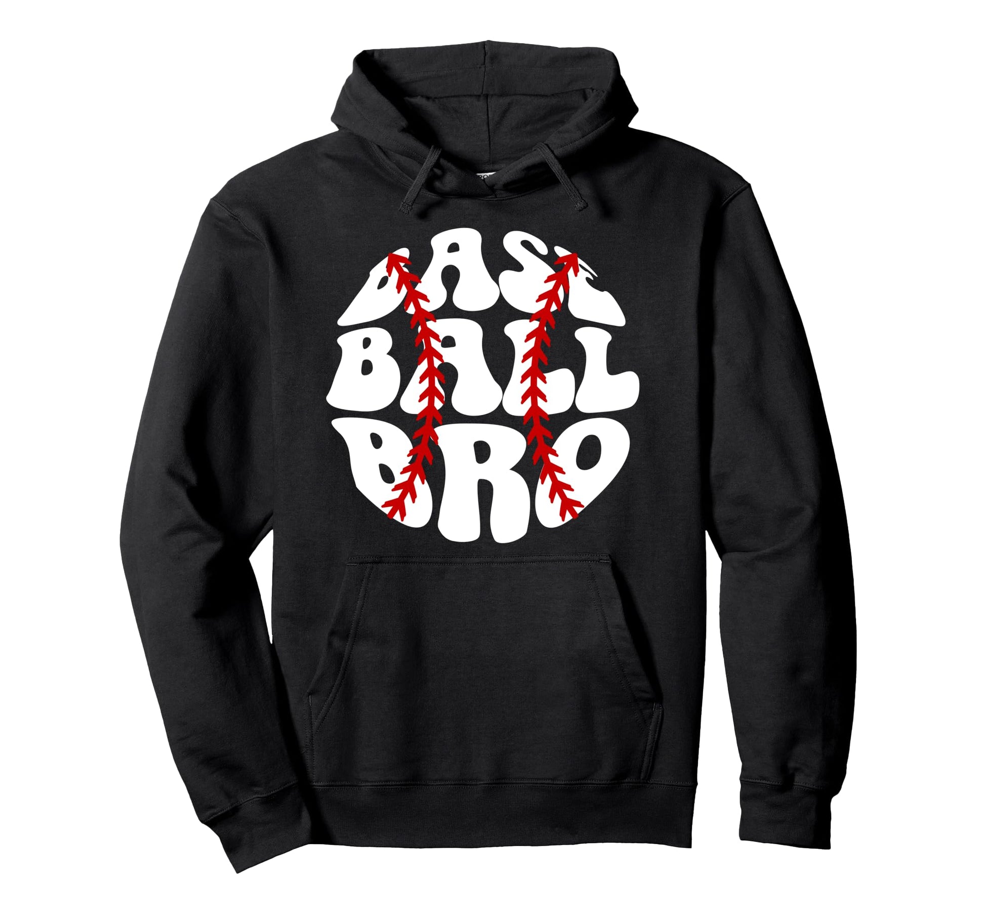 Baseball Bro Groovy Baseball Brother Hoodie - Custom Art Print Unisex - T-Shirt, Sweatshirt, Hoodie