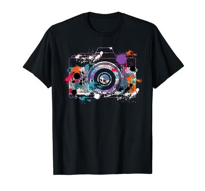 Birthday Photography Camera Smile T-Shirt - Novelty Apparel for Adults - T-Shirt, Sweatshirt, Hoodie