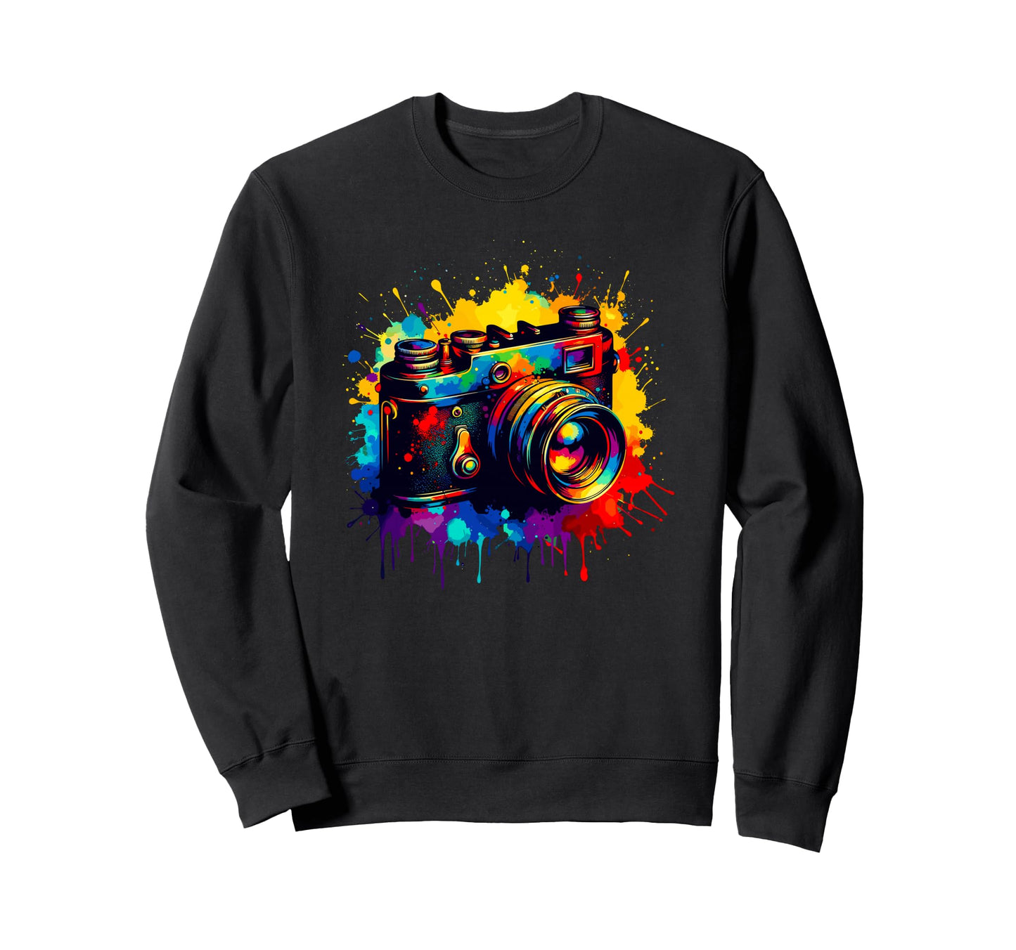 Camera Photographer Photography Sweatshirt - Graphic Print Men Women - T-Shirt, Sweatshirt, Hoodie