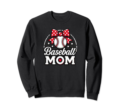 Baseball Mom Little League Sports Sweatshirt - Custom Art Print Unisex - T-Shirt, Sweatshirt, Hoodie