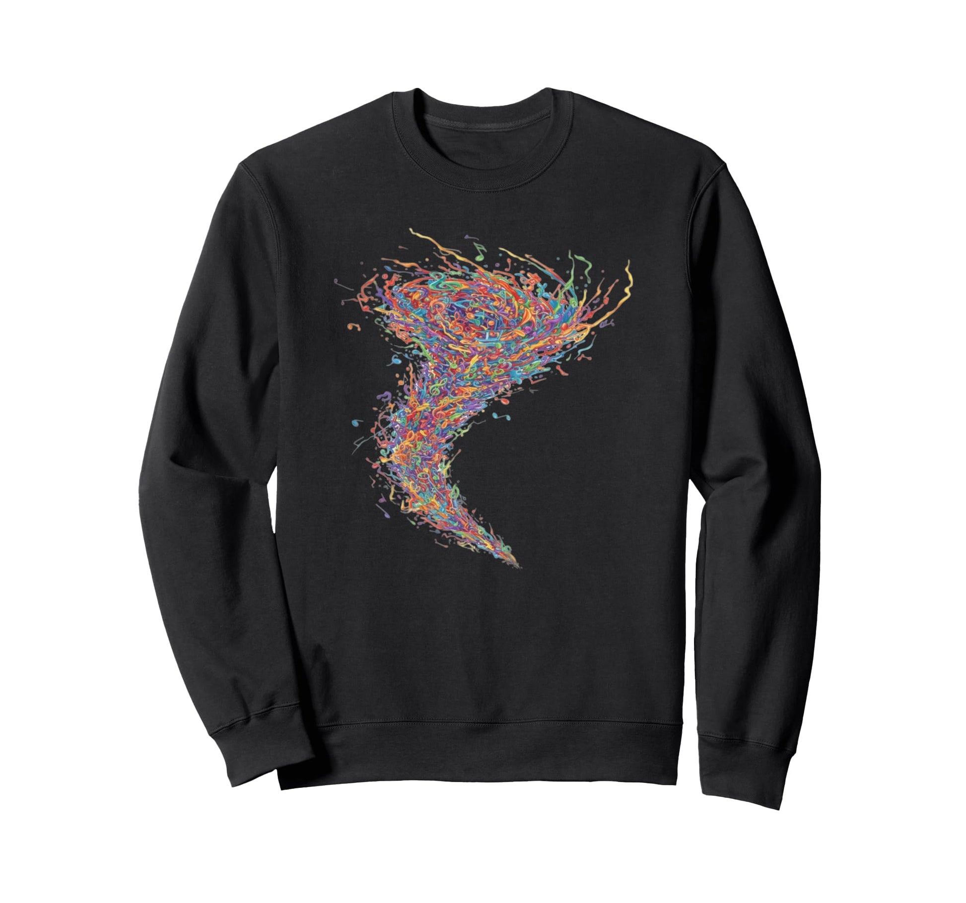 Rainbow Sheet Music Lover Colourful Sweatshirt - Streetwear Style Unisex - T-Shirt, Sweatshirt, Hoodie