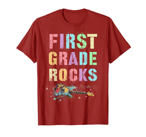 Funny First Grade Rocks Teacher My T-Shirt - Aesthetic Graphic for Adults - T-Shirt, Sweatshirt, Hoodie