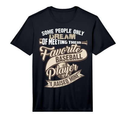 Elegant I Raised My Favorite Baseball T-Shirt - Minimalist Print Men Women - T-Shirt, Sweatshirt, Hoodie