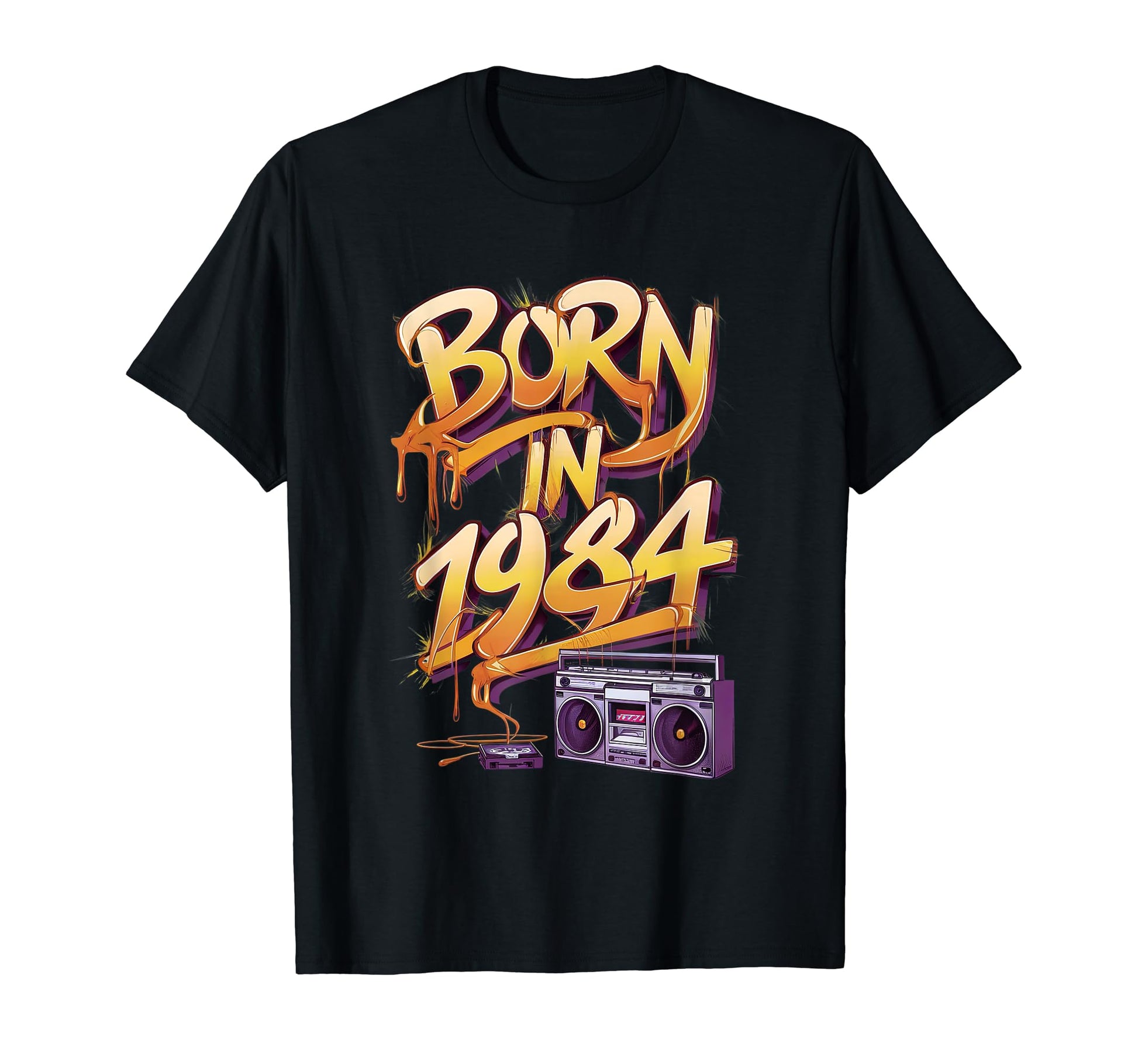 40Th Birthday Gifts Born 1984 Hip Hop T-Shirt - Unique Graphic for Adults - T-Shirt, Sweatshirt, Hoodie
