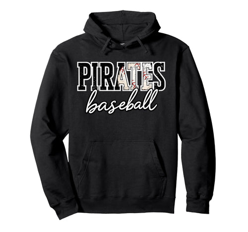 Pirates Baseball Mom Game Day School Hoodie - Trendy Graphic Men Women - T-Shirt, Sweatshirt, Hoodie