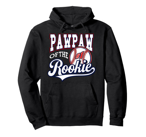Grandpa Pawpaw Number 1 Rookie Baseball Hoodie - Minimalist Print Unisex - T-Shirt, Sweatshirt, Hoodie