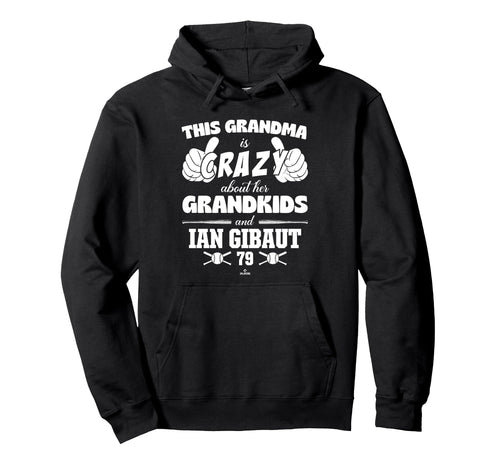 Grandma Crazy Ian Gibaut Cincinnati Hoodie - Minimalist Print for Adults - T-Shirt, Sweatshirt, Hoodie