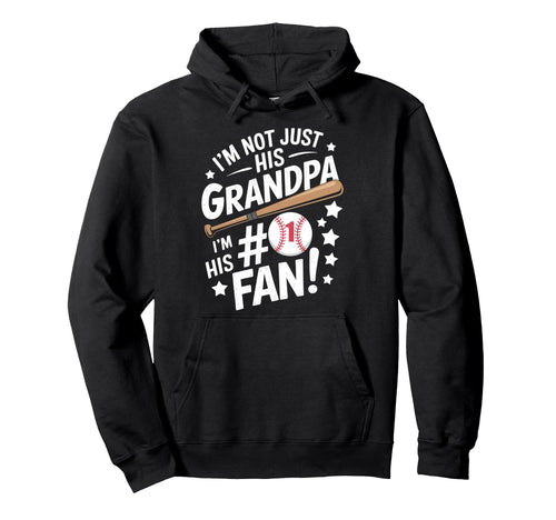 Baseball Grandpa Fan Supporter Hoodie - Trendy Graphic for Adults - T-Shirt, Sweatshirt, Hoodie