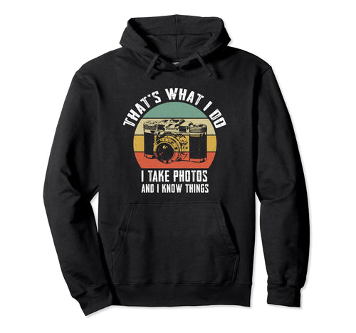 Funny Photographer Gifts Camera Hoodie - Casual Everyday Wear Men Women - T-Shirt, Sweatshirt, Hoodie
