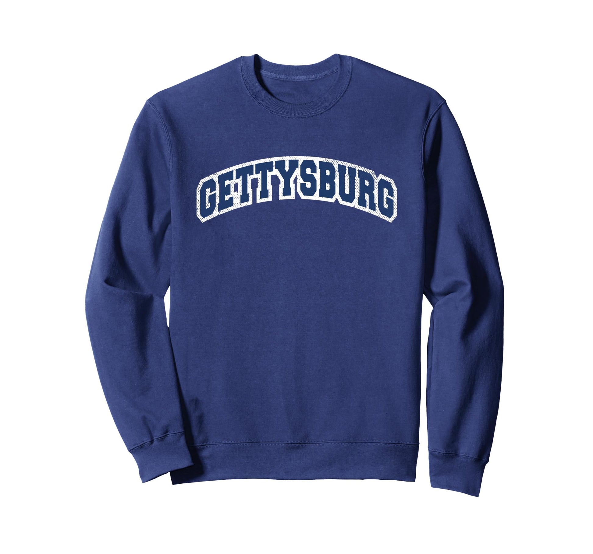 Gettysburg Pennsylvania Varsity Sweatshirt - Fun Novelty Design for Adults - T-Shirt, Sweatshirt, Hoodie