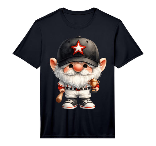 Baseball Dad Gnome Baseball Lover T-Shirt - Casual Everyday Wear Unisex - T-Shirt, Sweatshirt, Hoodie