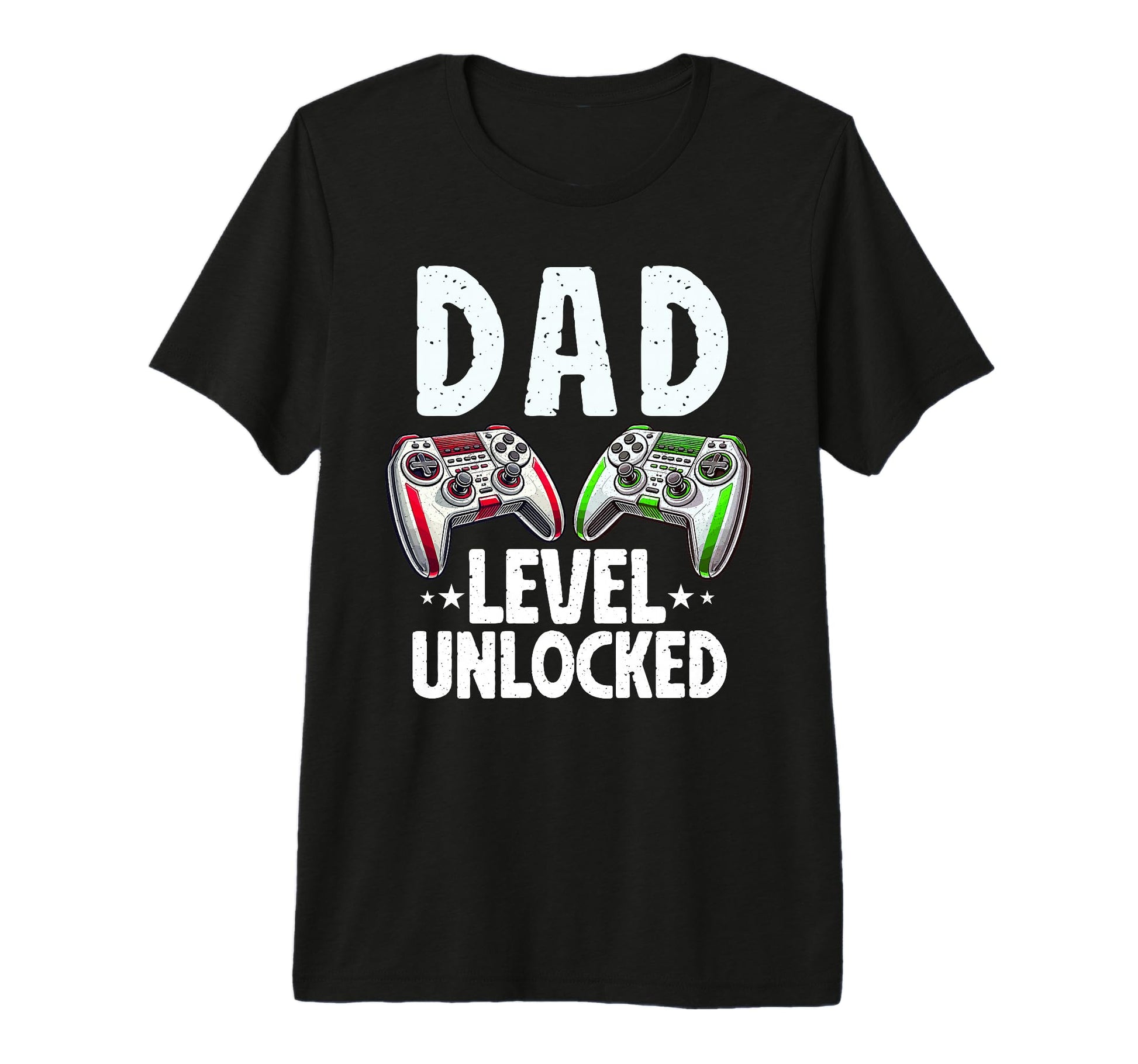 Dad Level Unlocked Controller Papa Gamer T-Shirt - Trendy Graphic Unisex - T-Shirt, Sweatshirt, Hoodie