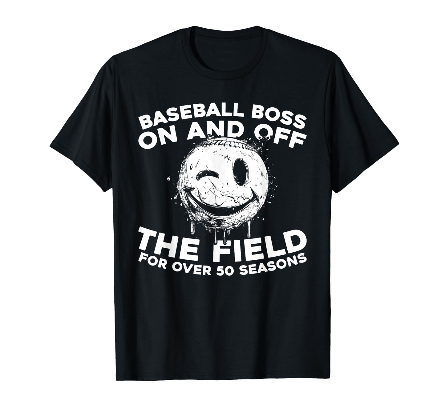 50 Years Old Player Team Baseballer T-Shirt - Custom Art Print Men Women - T-Shirt, Sweatshirt, Hoodie