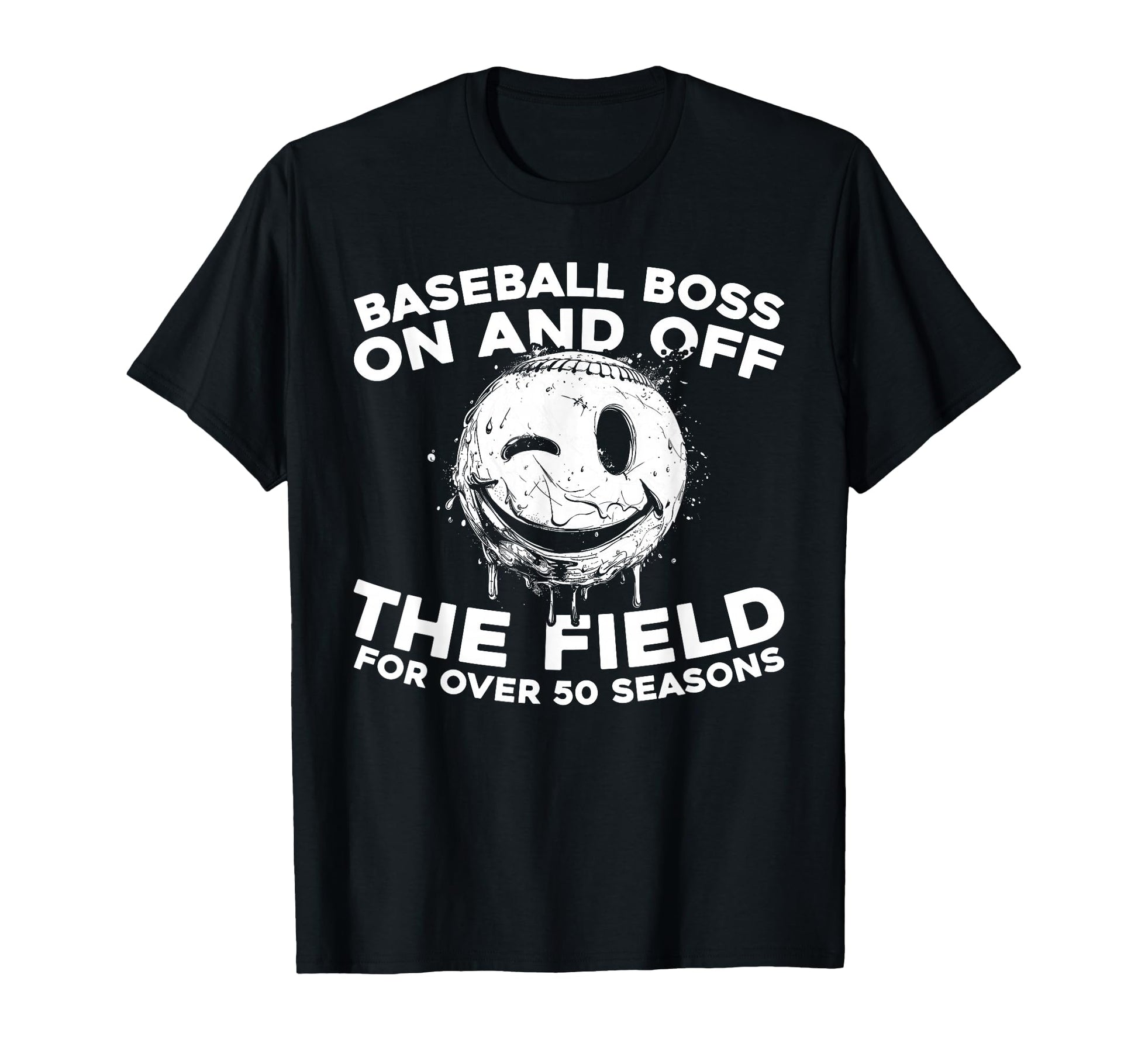 50 Years Old Player Team Baseballer T-Shirt - Custom Art Print Men Women - T-Shirt, Sweatshirt, Hoodie