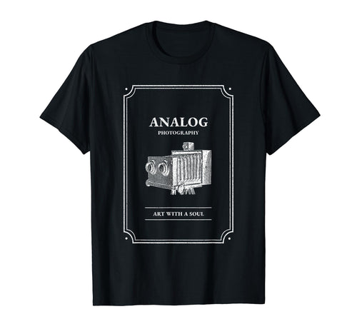 Analog Photography Art Soul Camera T-Shirt - Unique Graphic for Adults - T-Shirt, Sweatshirt, Hoodie