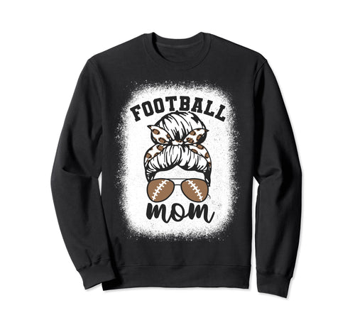 Bleached Messy Bun And Football Sweatshirt - Custom Art Print Men Women - T-Shirt, Sweatshirt, Hoodie