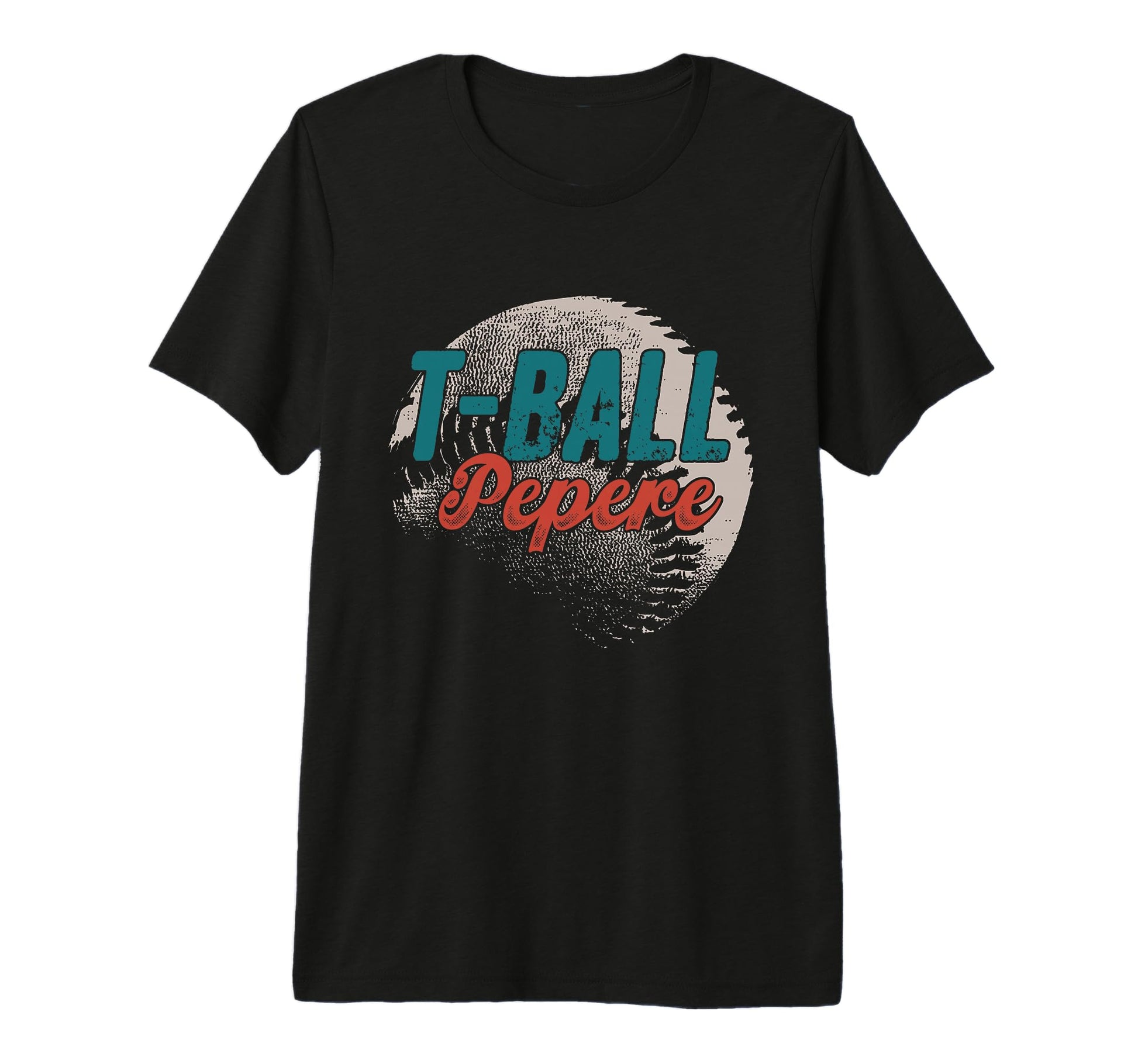 Mens T Ball Pepere Baseball Fathers T-Shirt - Minimalist Print for Adults - T-Shirt, Sweatshirt, Hoodie
