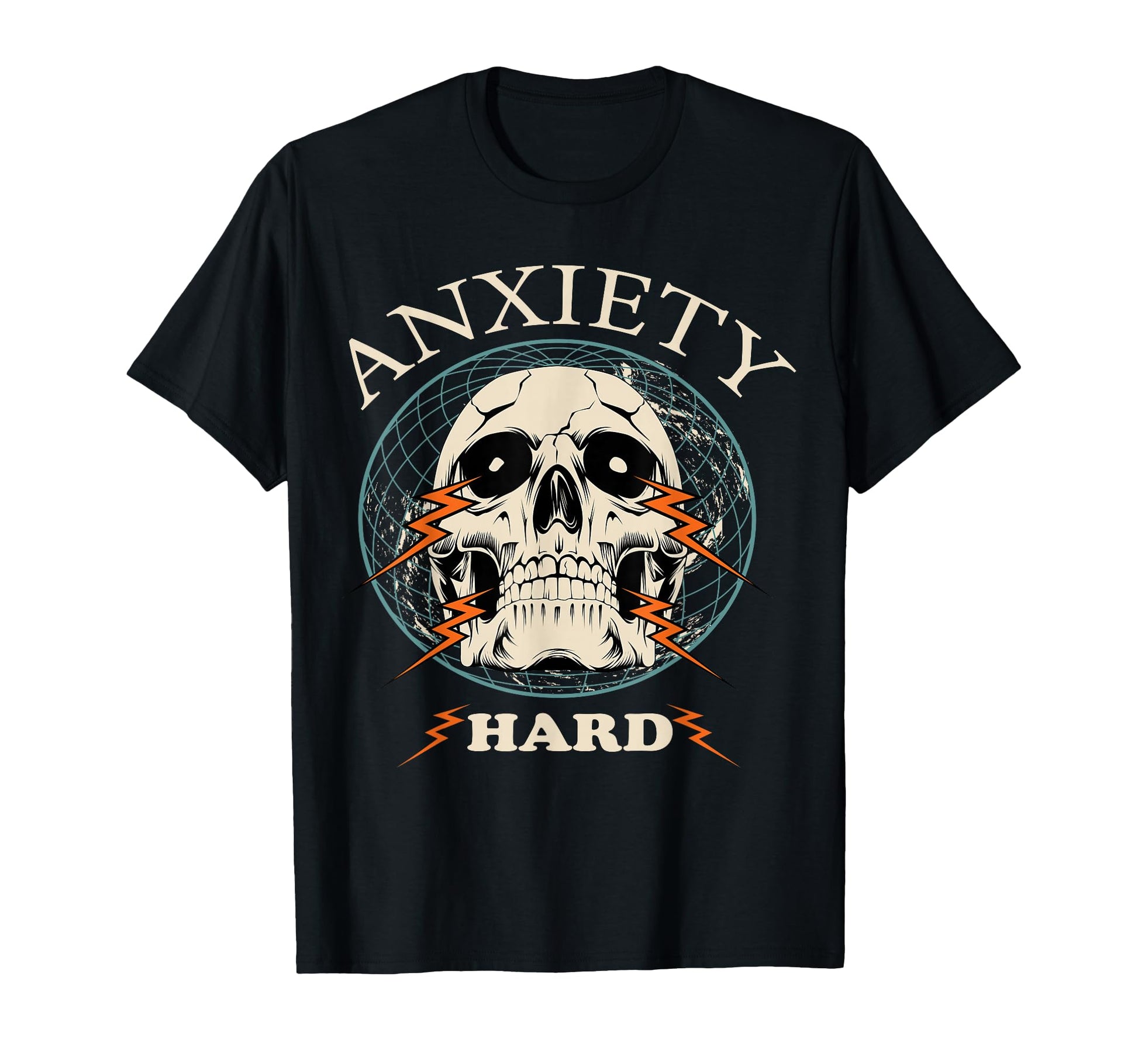 Anxiety Hard Aesthetic Edgy T-Shirt - Fun Novelty Design Men Women - T-Shirt, Sweatshirt, Hoodie