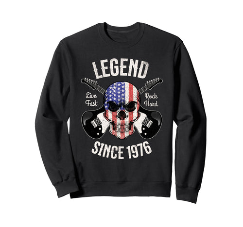 50Th Birthday Guitar Legend Rock Sweatshirt - Casual Everyday Wear Unisex - T-Shirt, Sweatshirt, Hoodie
