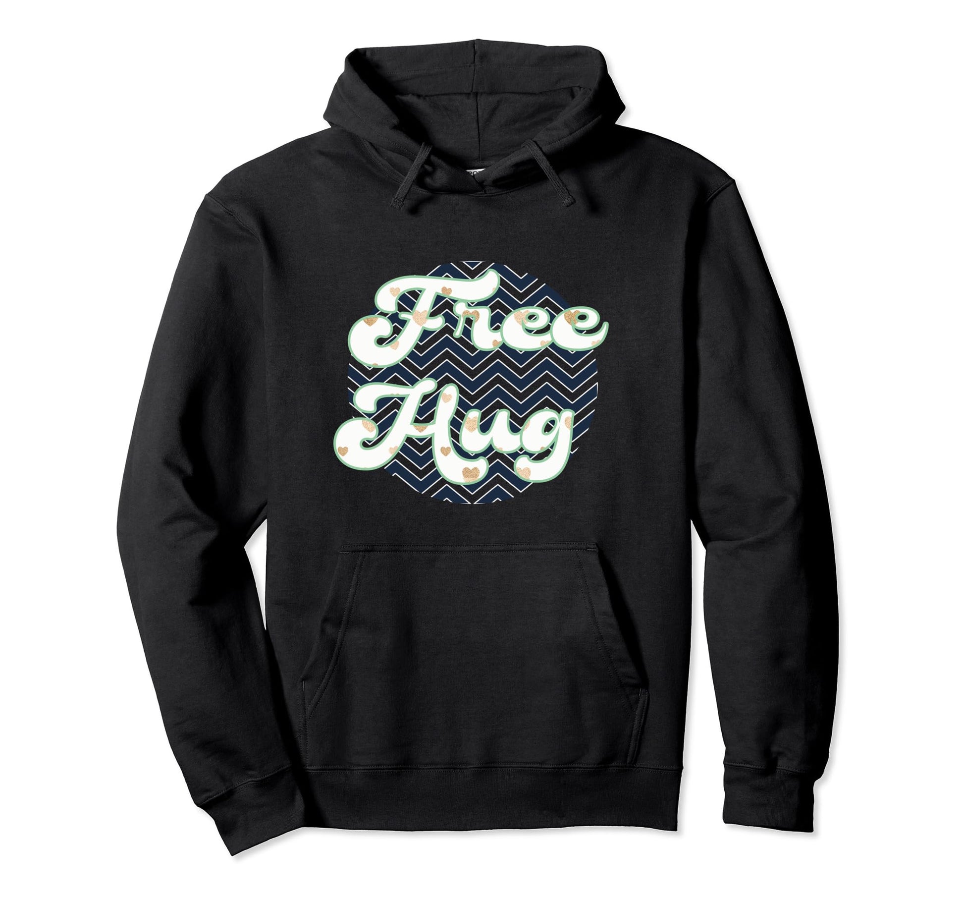 Raptorprime Free Hug Good Vibe Kindness Hoodie - Trendy Graphic for Adults - T-Shirt, Sweatshirt, Hoodie