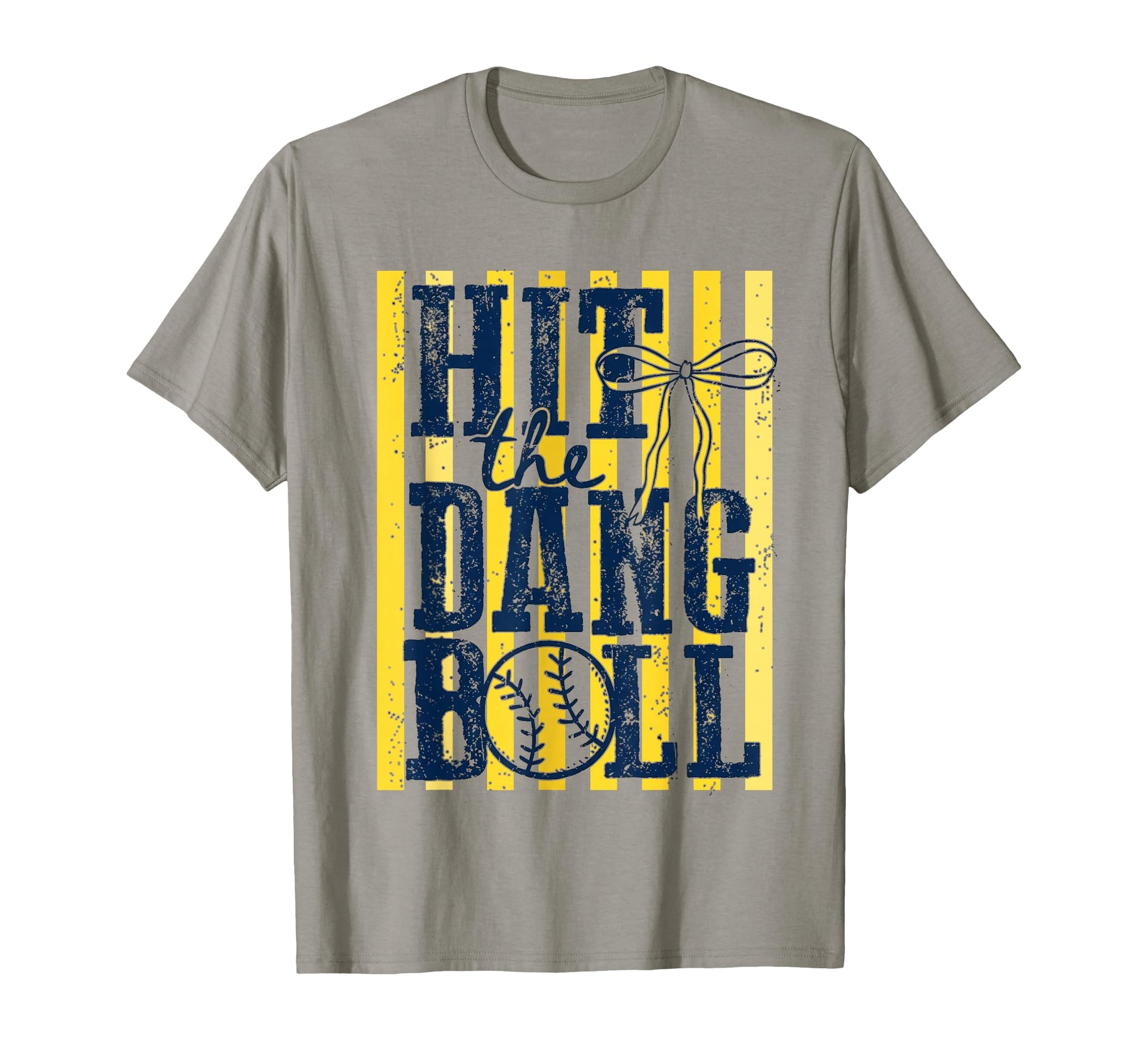 Hit Dang Ball Baseball Game Day Season T-Shirt - Trendy Graphic for Adults - T-Shirt, Sweatshirt, Hoodie