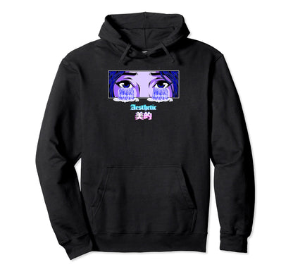 Aesthetic Aesthetic Vaporwave 90S Hoodie - Casual Everyday Wear for Adults - T-Shirt, Sweatshirt, Hoodie