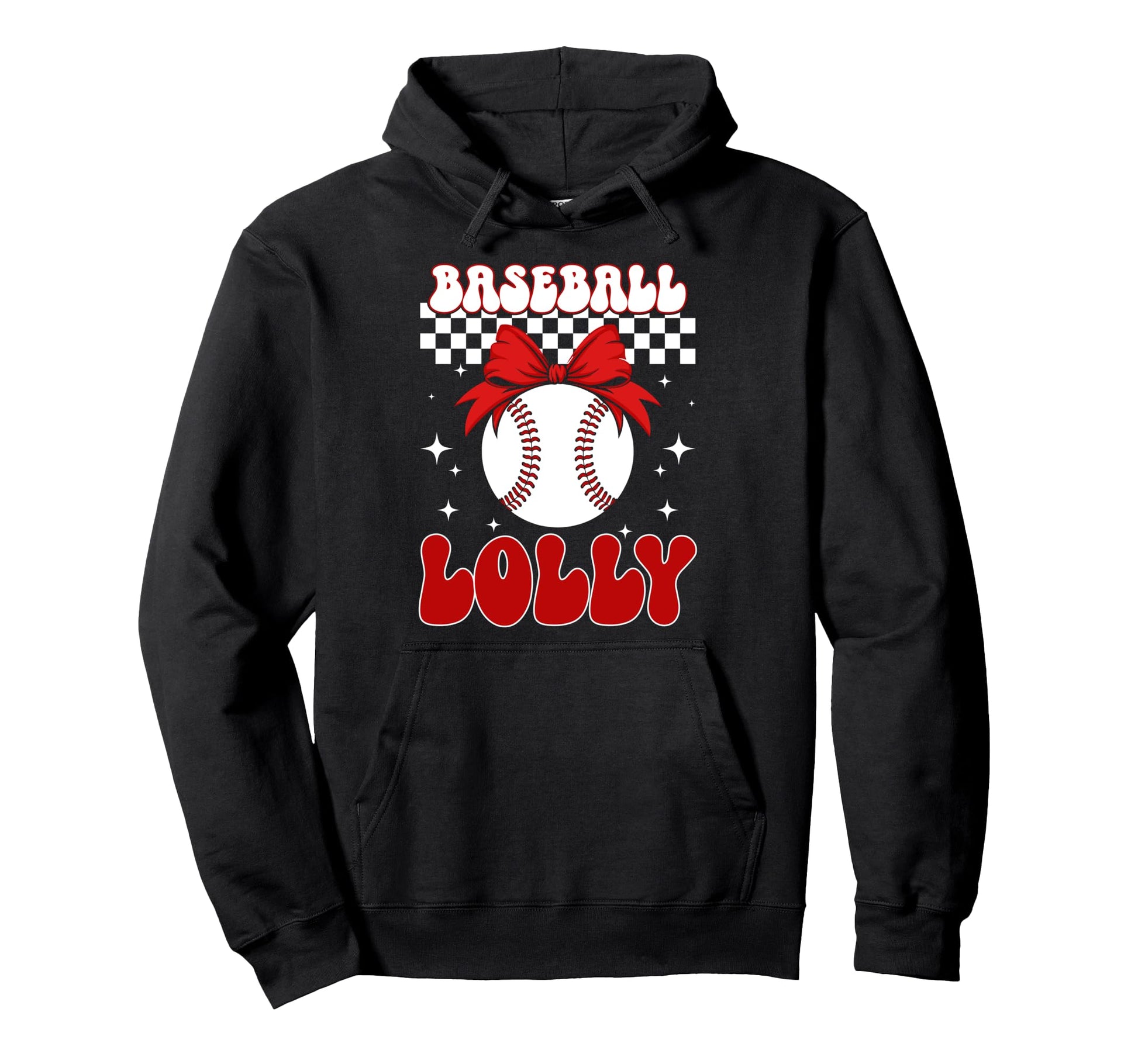 Baseball Lolly Coquette Lolly Hoodie - Custom Art Print for Adults - T-Shirt, Sweatshirt, Hoodie