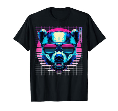 Honey Badger Sunglasses Ratel T-Shirt - Fun Novelty Design Men Women - T-Shirt, Sweatshirt, Hoodie