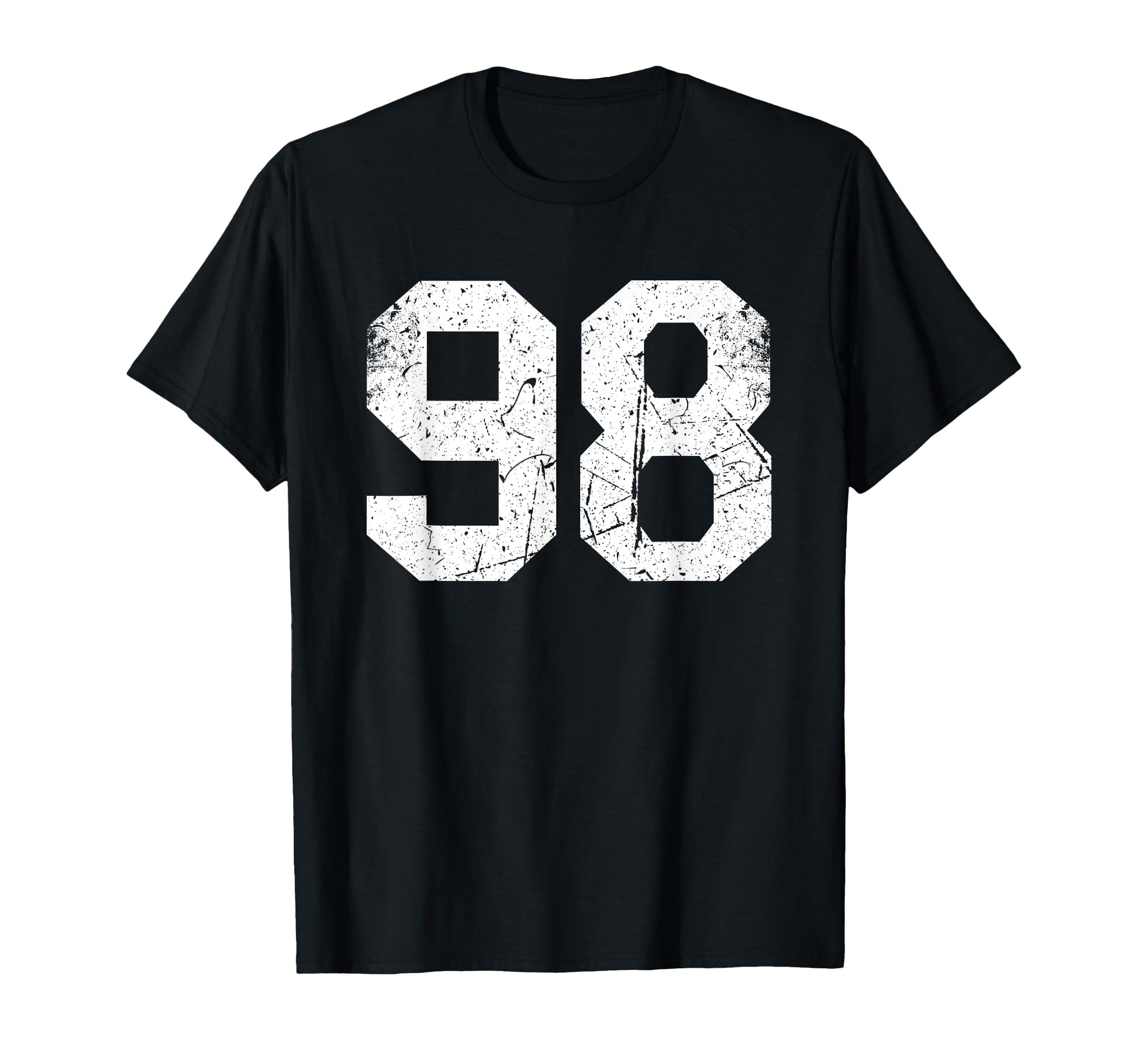 Number 98 Varsity Number T-Shirt - Custom Art Print Unisex - T-Shirt, Sweatshirt, Hoodie